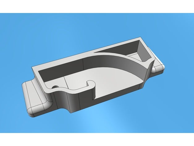 réfrigérateur à portes françaises flipper bloc du pivot les pièces de rechange pièce 3D print model - Mito3D