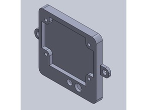 backplate w1209 modificado caso diy 3d print model - Mito3D