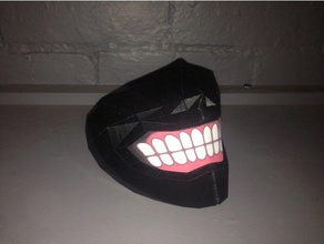 tokyo ghoul ispirato maschera il costume 3d print model - Mito3D