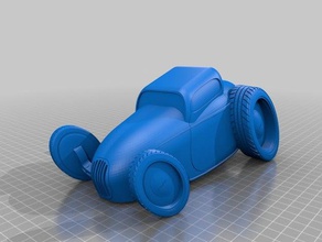 hot rod coupe Spielzeug automotive 3d print model - Mito3D