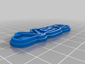 vero llaveros personalizado 3d print model - Mito3D