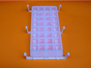 ice cube tray scaffale cucina & sala da pranzo congelatore cubetti di ghiaccio cubo frigorifero 3d print model - Mito3D