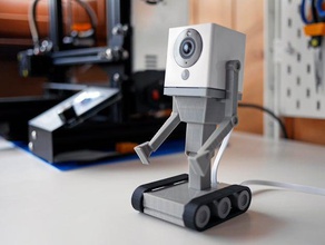 manteiga robô xiaofang câmera de suporte câmara stand dos desenhos animados personagem desenho animado ismartalarm impressora montagem rick morty vigilância wyze cam xiaomi 3d print model - Mito3D
