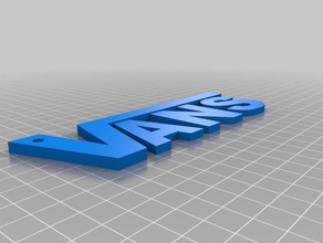 logotipo de vans a arte 3d print model - Mito3D