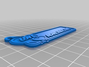 chave de cadeia av chaveiros personalizado 3d print model - Mito3D