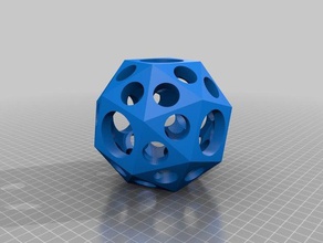 snub cube math mathematics polyhedra polyhedron 3d print model - Mito3D