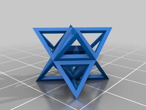 stellated octahedron math mathematics polyhedra polyhedron 3d print model - Mito3D