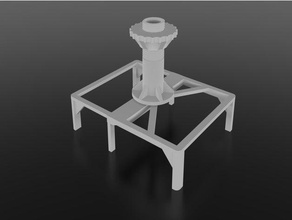 spool holder boxes 3d printer accessories filament 3d print model - Mito3D