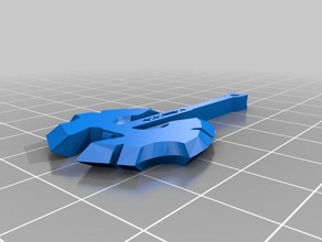 battlefury llavero accesorios dota 2 aseado 3d print model - Mito3D