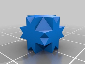 grand cubicuboctahedron per la matematica poliedri poliedro 3d print model - Mito3D