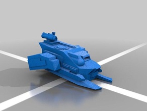 hoverkraft minyatür modelleri ağır dişli mini hovertank Minyatürler tank 3d print model - Mito3D
