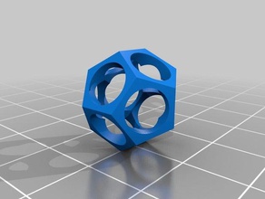 Dodekaeder math Polyeder 3d print model - Mito3D