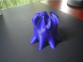alien organism math art flexible filament gnuoctave octave 3d print model - Mito3D