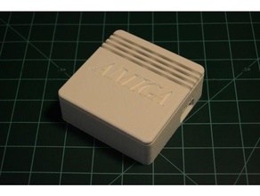 amiga mini raspberry pi case electronics 2 3 housing 3d print model - Mito3D