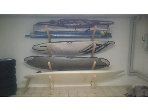 windsurf prateleira - screwable reforço 45 110 mm perna organização 3d print model - Mito3D
