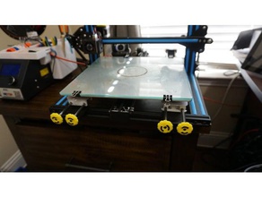 cr-10 bed level dial system 3d printer accessories printbed leveling 3d print model - Mito3D