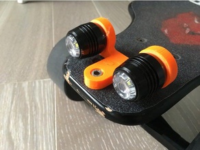 koowheel elétrica longboard duplo diodo emissor de luz montagem esporte & ao ar livre 3d print model - Mito3D
