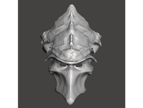 starcraft zeratul maske sahne 3d print model - Mito3D