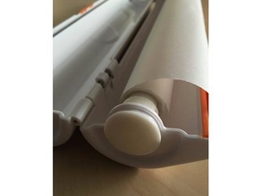 roll holder cling film cutter adapted diameter sandwich paper kitchen & dining adapter roller 3d print model - Mito3D