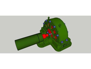 generador el ctrico del alternador de la ingeniería electrico mecánica y motores 3d print model - Mito3D