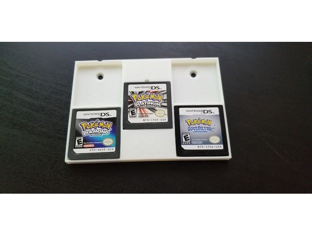 ds 3ds cartridge wall mount video games decoration game pokemon 3D print model - Mito3D