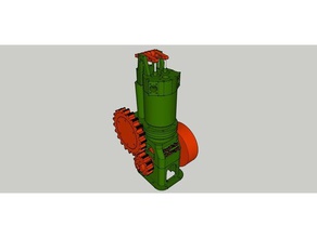 motor diesel engineering Motor Modell-diesel-Motor 3d print model - Mito3D