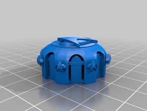 star trek knob monoprice select mini v2 3d printer parts 3d print model - Mito3D