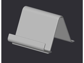 basit telefon tablet standı taşınabilir organizasyon 3d print model - Mito3D