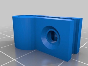 cavo di clip antistrappo euro alimentazione La stampa 3d 3d print model - Mito3D
