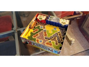kingdom builder - organizador caja original se adapta a todas las 4 expansiones juegos juego de mesa boardgame cuadro el generador reino la mmu multi material multi-material multimaterial prusa reina los tablero 3d print model - Mito3D