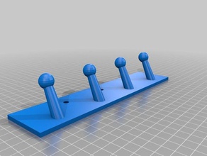 my customized yet another coat hanger - organization 3d print model - Mito3D
