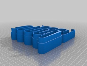 my aa battery dispenser organization customized 3d print model - Mito3D