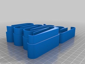 mi batería aaa dispensador organización personalizado 3d print model - Mito3D