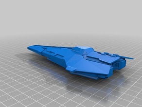 elite peligroso federal corvette exploraciones & réplicas elitedangerous 3d print model - Mito3D