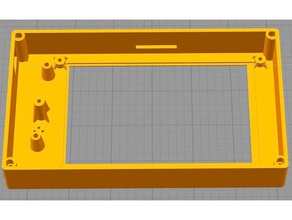 paneldue enclosure xeph 3d printer accessories customizer duet lcd mount openscad case railcore2 3d print model - Mito3D