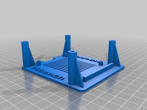 pi bench-v2 print own risk electronics raspberry case fan 80mm 3d print model - Mito3D