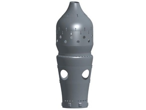 derwent tubo de llama ig-88 cabeza props star wars 3d print model - Mito3D