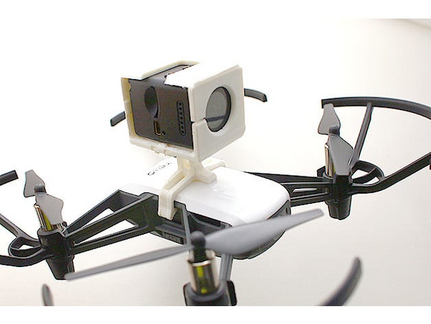 tello firefly micro action camera mount Spielzeug & game Zubehör Kamera Kamera-Halterung Drohne 3D print model - Mito3D