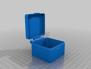 il mio personalizzati a battente box v2 singolo organizzazione su misura 3d print model - Mito3D