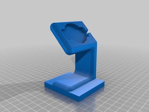 wider base huawei watch 2 holder 3d slash 3d print model - Mito3D