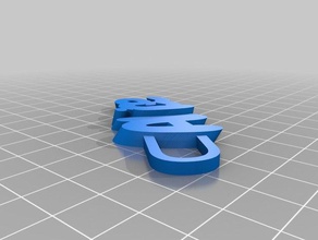 alice 2 keychains customized 3d print model - Mito3D