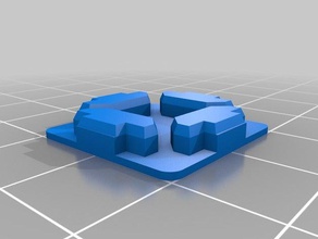 remix final sólida tapa de la ranura 6 tuerca 2020 perfil Impresora 3d accesorios 3d print model - Mito3D