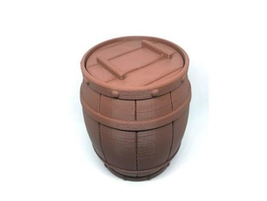 barrel - sea thieves games ale beer container fun gaming money moneybox pen pot replica tabletop tub 3d print model - Mito3D