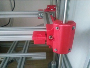 sturdy hypercube z carriage shortened versions 3d printer parts 3d print model - Mito3D