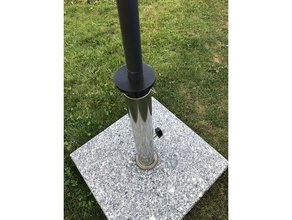 adaptateur pour pied de parasol extérieur et jardin le granit stand micro sonnenschirm pare-soleil 3d print model - Mito3D