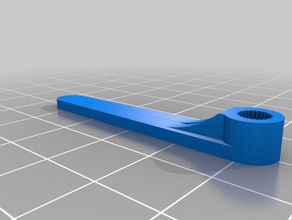 brazo largo para servo 9 gramos giocattolo & accessori di gioco 3d print model - Mito3D