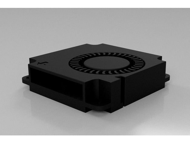 Beceri blower fan maketi parçalar hayran radyal 3D print model - Mito3D