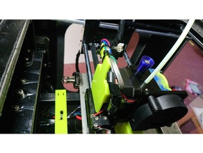 anet a3 extruder cable relief 3d printer parts stress strain 3d print model - Mito3D