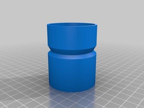 vacuum adaptator 49 48 mm thickness 17 household supplies customized 3d print model - Mito3D