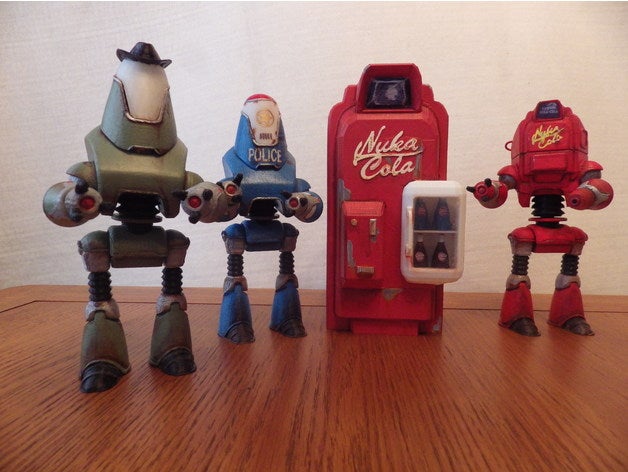 fallout 4 - nuka cola Automat neu skaliert 3d-drucken 3D print model - Mito3D